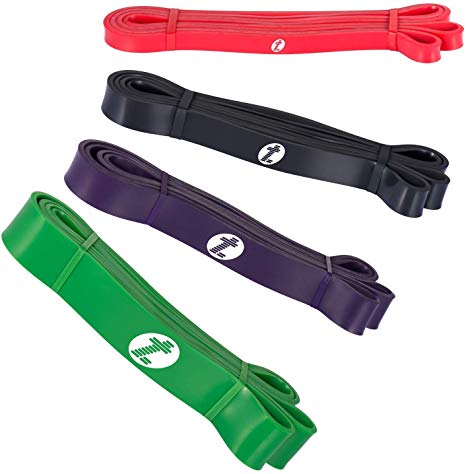 TOPLUS Pull Up Assist Bands, Resistant Bands with Carry Bag for Power Training, Stretch, Yoga, Pilates, Rehab, Home Workout (4 Pack)