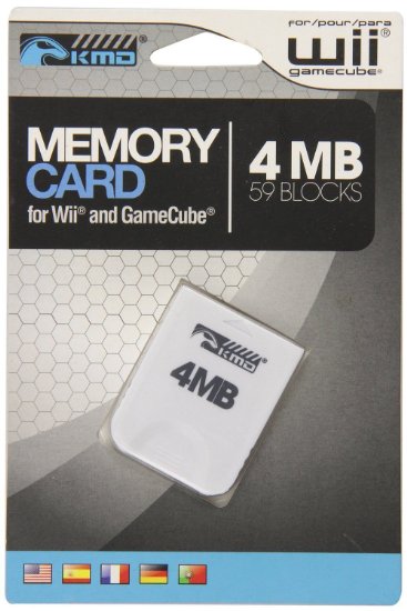 KMD 4MB 59 Blocks Memory Card for Wii and Gamecube