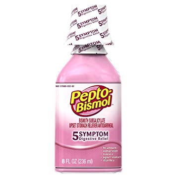 Pepto-Bismol Upset Stomach Reliever/Antidiarrheal, Original, 8-Ounces