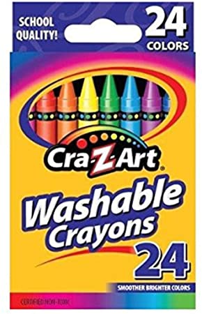 Cra-Z-Art Washable Crayons, 24 Count