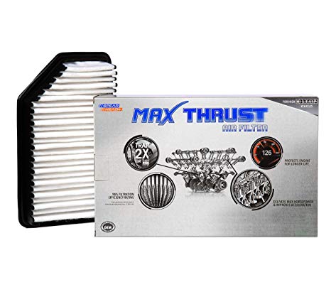 Spearhead MAX THRUST Performance Engine Air Filter For Low & High Mileage Vehicles - Increases Power & Improves Acceleration (MT-206)