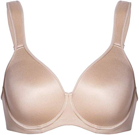 HSIA Women's Minimizer Underwire Unlind Bra Full Coverage Non Padded T-Shirt Molded Full Bust Bra 34C-42DDD