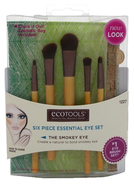 EcoTools 6 Piece Essential Eye Brush Set Packaging May Vary