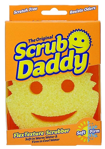 Scrub Daddy Scratch-free Cleaning Sponge and Dish Scrubber Kitchen Scouring