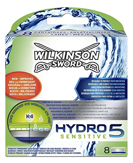 Wilkinson Sword Hydro 5 Sensitive Razor Blades - Pack of 8