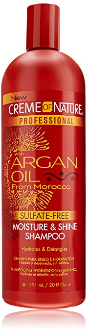 Creme of Nature Professional Argan Oil Moisture and Shine Shampoo, 20 Ounce