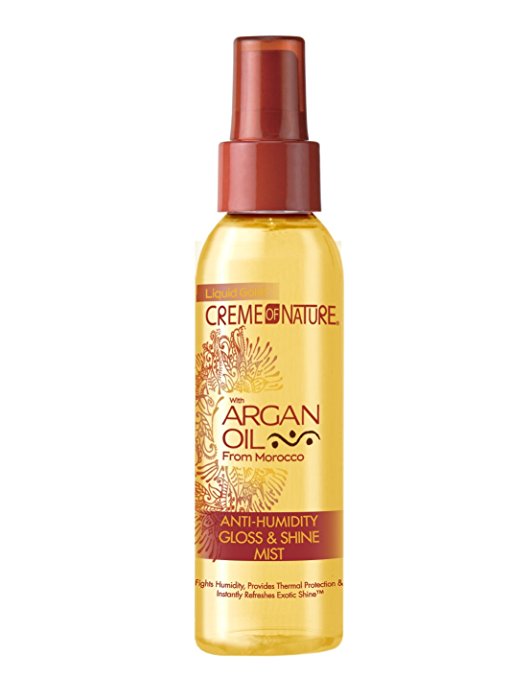 Creme of Nature Argan Oil Gloss and Shine Mist, 4 Ounce