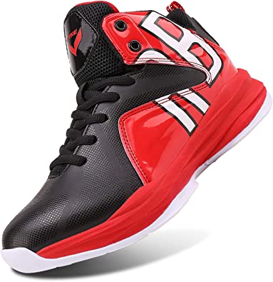 WETIKE Boys Basketball Shoes Non-Slip Girls Sneakers Durable Kids Running Shoes Outdoor Trainers (Little Kid/Big Kid)