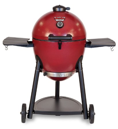 Char-Griller 06620 Akorn Kamado Kooker Charcoal Barbecue Grill and Smoker Red