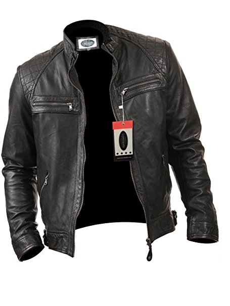 Laverapelle Men's Lambskin Real Leather Jacket Black - 1510344