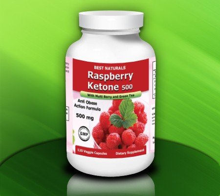 Best Naturals Raspberry Ketone with Green Tea, 500mg, 120 Veggie Capsule