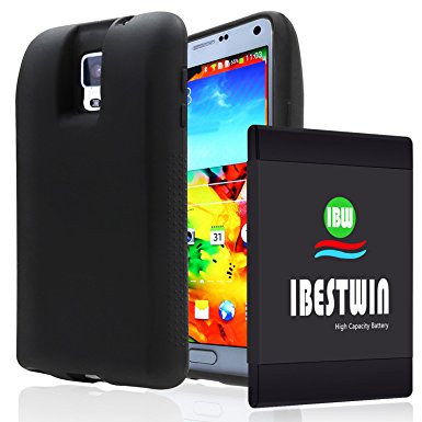 IBESTWIN Samsung Galaxy Note 3 10000mAh Extended Battery with NFC   Full Edge Protective TPU Case Cover