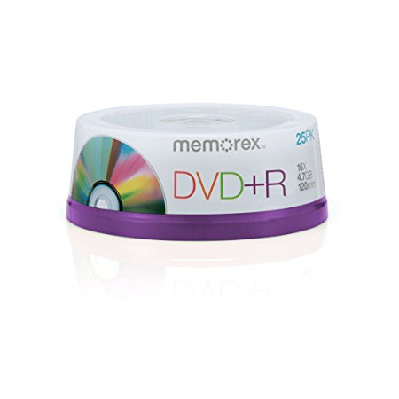 Memorex DVD R 16x 4.7GB 25 Pack Spindle