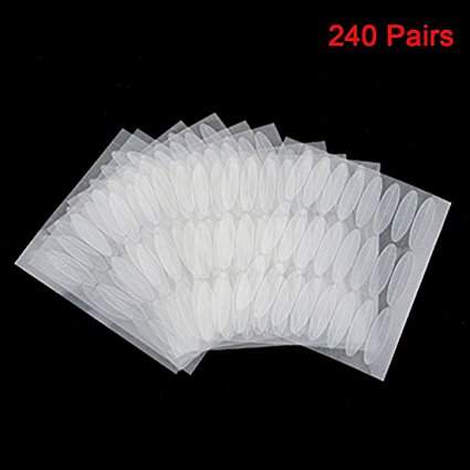 Clear White Double Eyelid Maker Adhesive Tapes Stickers 154 Pairs