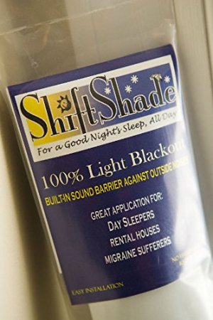 IMPROVE SLEEP w/ Easy to Install Total Blackout Light Blocking Shade for LARGER WINDOWS. Fits Windows with widths of 39" up to 48" and height up to 72". Non-Permanent Room Darkening Solution for Better Sleep.