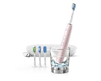 Philips Sonicare DiamondClean Smart Electric, Rechargeable toothbrush for Complete Oral Care, with Charging Travel Case, 5 modes – 9500 Series, Pink, HX9924/36 FFP