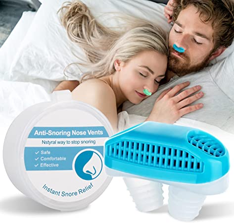 Anti Snoring Devices,New Upgrade Anti Snoring Nose Clip Comfortable Nasal Vents Plugs for Men Women,Snoring Relieve Nose Devices Help Sleep Snoring Reduction for Naturally Sleep