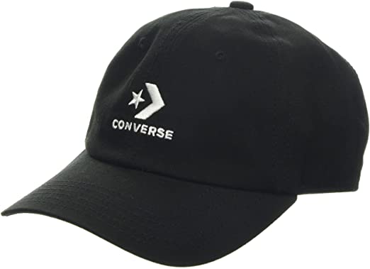 Converse Unisex_Adult Cap Flat, Black (Black 10008477-A01), One Size