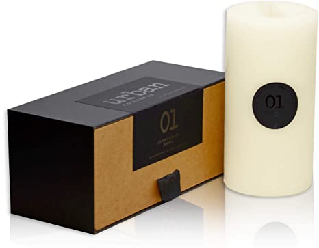 Urban Concepts by DECOCANDLES | Tranquility - Lemongrass & Wild Basil - Highly Scented Soy Candle - Long Lasting - Hand Poured in USA - Signature Scent for The Amanyara Resort Turks & Caicos - 3x6
