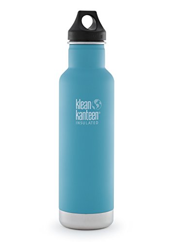 Klean Kanteen Classic Insulated 20-Ounce Stainless Steel Bottle With Loop Cap