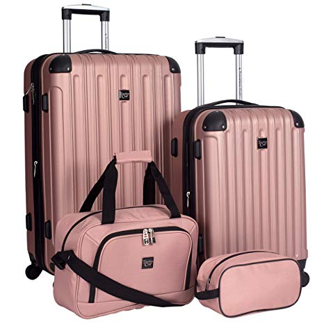 Travelers Club 4 Piece Midtown Spinner Luggage Set