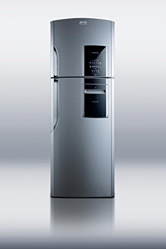 Summit Ingenious FF1525PL 14.12 cu. ft. Top Freezer Refrigerator In Platinum