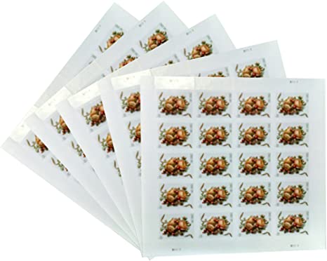 Celebration Corsage Sheet of 20 USPS Forever First Class Two Ounce Stamps Wedding Mother’s Day Proms (5 Sheets of 20 Stamps)