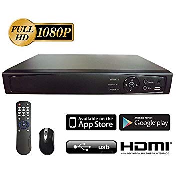 101AV 8CH Surveillance Digital Video Recorder HD-TVI/AHD H264 Full-HD DVR 2TB HDD HDMI/VGA/BNC Video Output Cell Phone APPs for Home & Office Work @1080P/720P TVI, 1080P AHD, Standard Analog& IP Cam