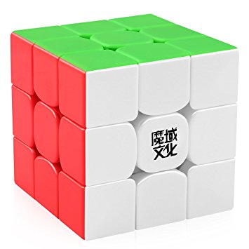 D-FantiX Moyu Weilong GTS V2 M Magnetic Speed Cube 3x3 Stickerless, Weilong GTS2 M Magic Cube Puzzle