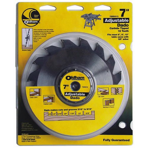 Porter-Cable 7005012 Oldham 7-in Adjustable Dado Blade