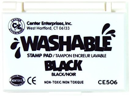Center Enterprise CE506 Washable Stamp Pads, Black