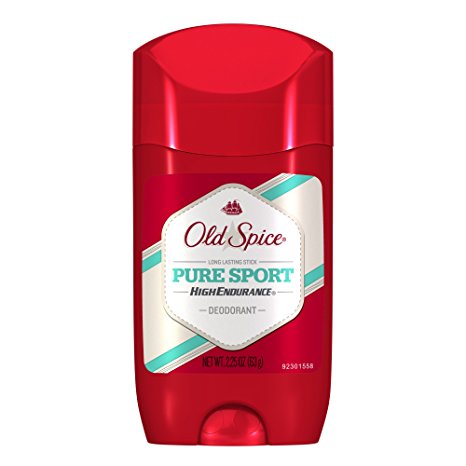 Old Spice High Endurance Long Lasting Stick Men's Deodorant, Pure Sport Scent - 2.25 Oz