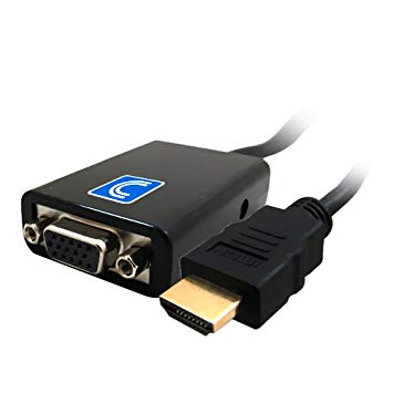 Comprehensive Cable HDAM-VGAF HDMI A Male to VGA Female with Audio Converter