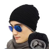 Spikerking Mens Soft Lined Thick Knit Cap Warm Winter beanies Hat