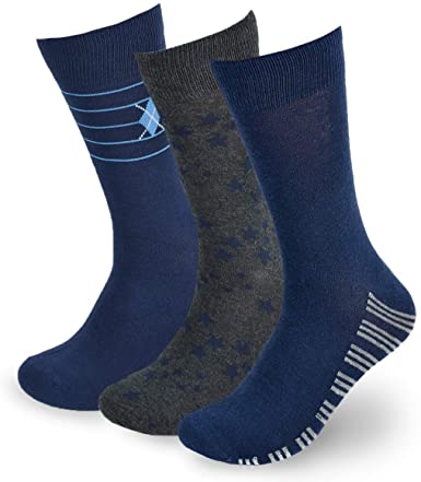 Men's Dress Socks - Patterned Socks with Gift Box - Fun Crew Socks   Argyle, Colorful, Funky Socks