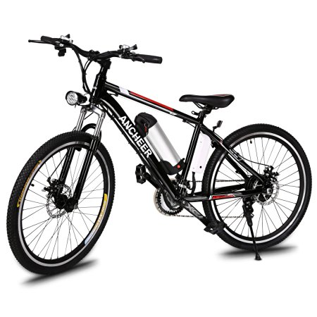 ANCHEER Power Plus Electric Mountain Bike with Lithium-Ion Battery Mountain Bike