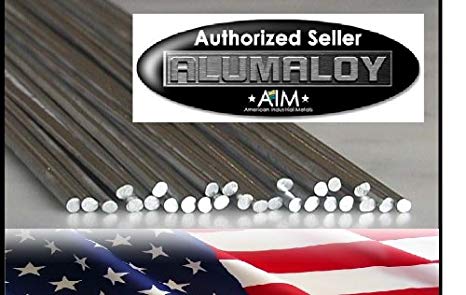 ALUMALOY 10 Rods: Aluminum REPAIR Rods No Welding Fix Cracks Drill Tap Polish or Paint by Alumaloy