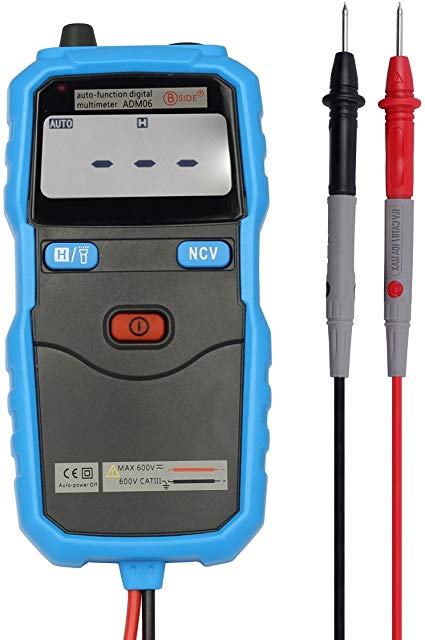 Bside ADM06 Portable Digital Multimeter Auto Range AC/DC Voltmeter Continuity Test Non-contact Voltage Detection Backlight