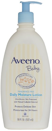 Aveeno Baby Daily Moisture Lotion Fragrance Free 18  Ounce