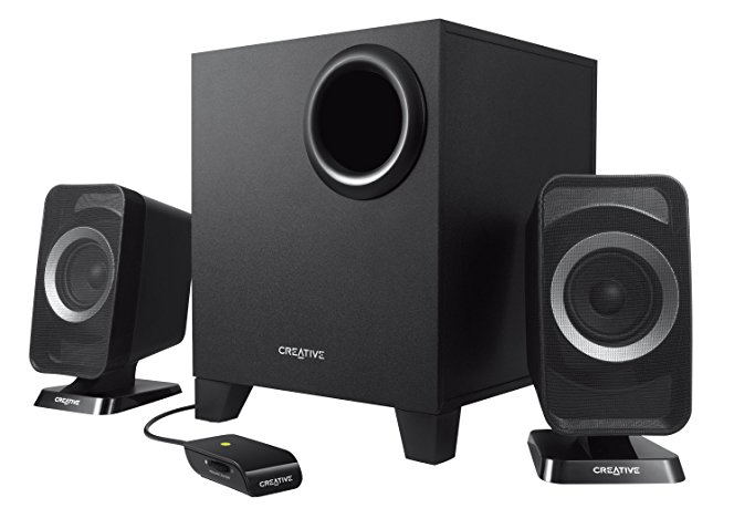 Creative T3150 Wireless (2.1) Bluetooth Speaker System with Subwoofer and Wired Remote Control