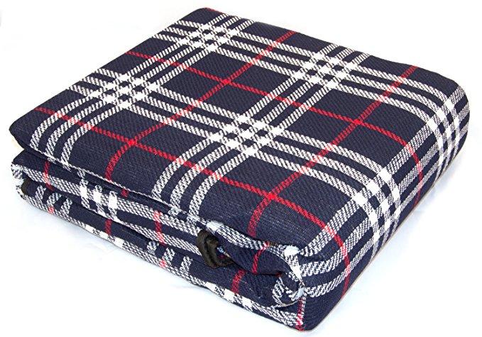 Andes XXL 300cm x 220cm Waterproof Backed Picnic Blanket / Rug For Travel, Outdoor, Camping