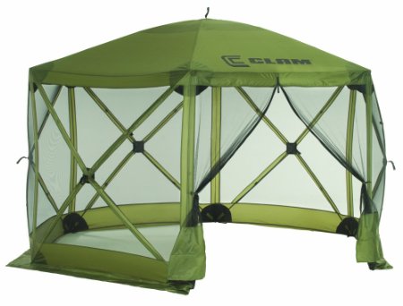 Clam Corporation 9281 Quick-Set Escape Shelter 140 X 140-Inch Forest Green