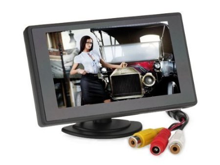 43 inch Foldable Car LCD TFT Rearview Monitor Screen