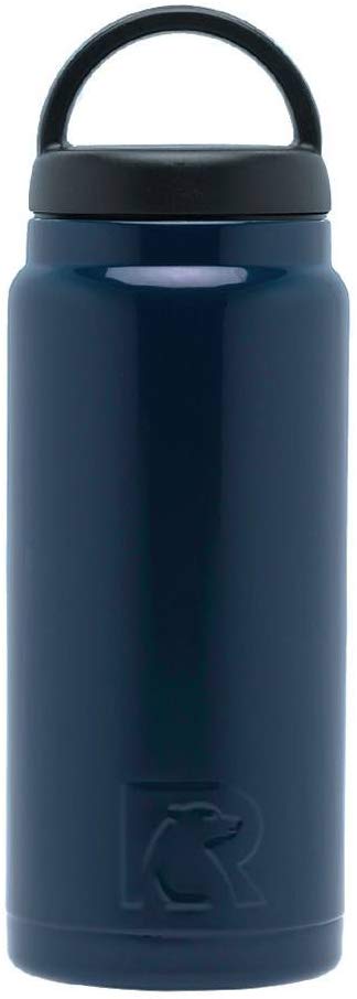 RTIC 76 Double Wall Vacuum Insulated Bottle, 18 oz, Navy