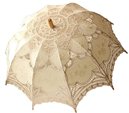 Tinksky® Lace Umbrella Parasol Romantic Wedding Umbrella Photograph
