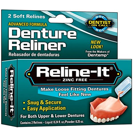 D.O.C. Reline-It Advanced Denture Reliner Kit (Pack of 2)