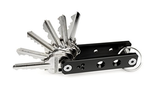 K-Addict by CINEIK V1 Key Holder Organizer System (Black Anodized) 1-51 keys   Build Kit
