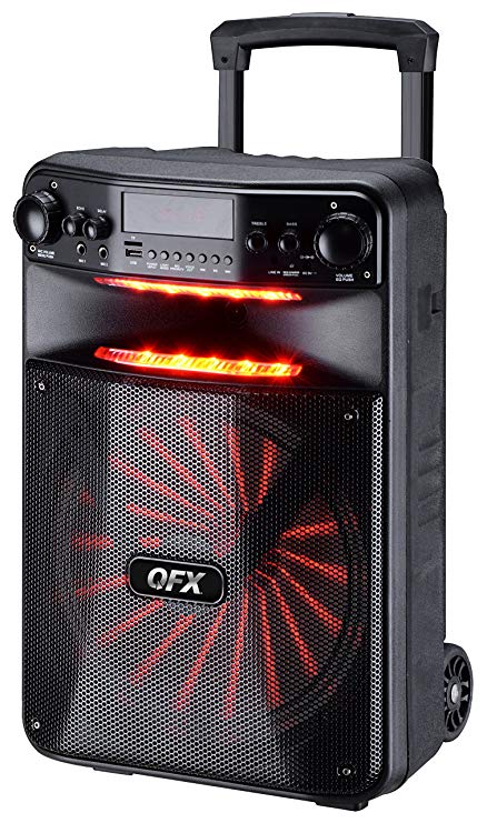 QFX PBX-1210 Smart App Controlled Party Speaker with Light Effects