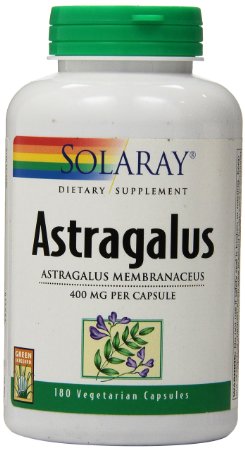 Solaray Astragalus Supplement 400mg 180 Count