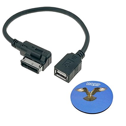 HQRP AMI MDI MMI / USB Cable for VW Volkswagen 000051446B Beetle / Tiguan / Touareg / Golf / Jetta / Passat 2013 Adapter Flash Drive MP3 Music Interface MDI   HQRP Coaster